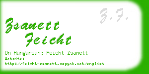 zsanett feicht business card